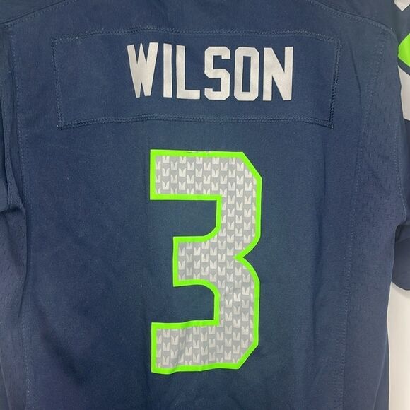NIKE RUSSELL WILSON #3 SEATTLE SEAHAWKS YOUTH JERSEY FTL-04-242 - Picture 3 of 6